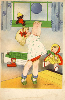 Prentbriefkaart Schermele 1946